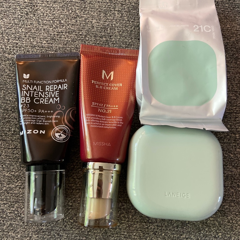 Korean foundation/tinted moisturizer lot